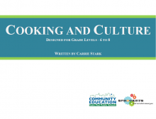 Cooking and Culture - Sprockets and SPPS Community Education OST Curriculum