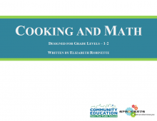 Cooking and Math - Sprockets and SPPS Community Education OST Curriculum